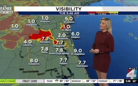 Jacksonville Braces for Dense Fog and Stormy Weather This Week