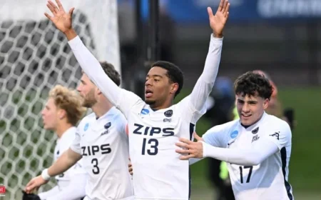 Agunbiade’s Double Secures Akron’s Spot in NCAA Quarterfinals