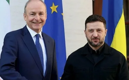 Volodymyr Zelensky Speaks to Dáil After Key Meeting with the Taoiseach