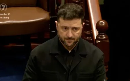 Volodymyr Zelensky Thanks Ireland: Urges TDs and Senators to Support Ukraine’s Quest for Lasting Peace