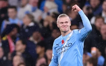Erling Haaland Hits 100 Premier League Goals with 15th Season Score