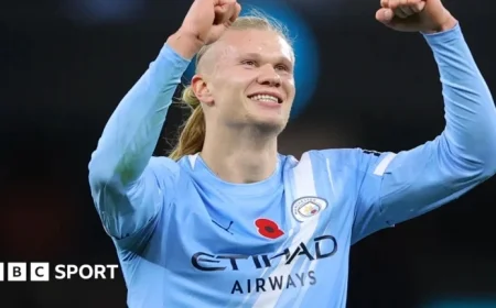 Erling Haaland Scores 100 Premier League Goals