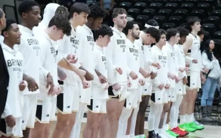 Bryant Faces Stonehill in Tuesday Night Showdown at the Chace (6 PM)