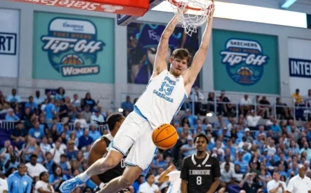 UNC Men’s Basketball Takes on No. 18 Kentucky in ACC/SEC Challenge Tuesday