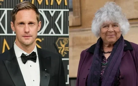 Alexander Skarsgård Humorously Recalls First Meeting with Miriam Margolyes