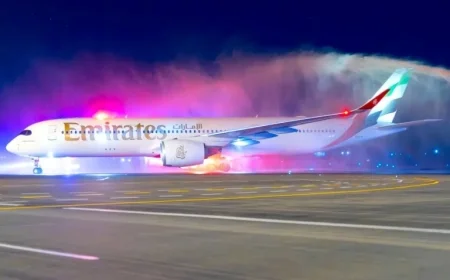 Emirates Pioneers Historic A350 Achievement