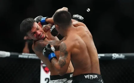 Joshua Van Delivers UFC 323 Fight of the Year Contender