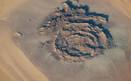 Rock Formations Uncovered in Sahara Desert