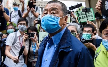 British Media Mogul Jimmy Lai Suffers Deteriorating Health in Hong Kong Jail, Claim Children