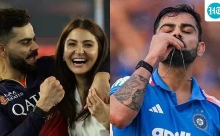 Anushka Sharma Celebrates Virat Kohli’s 53rd ODI Century with a Romantic Gesture Involving Their Wedding Ring