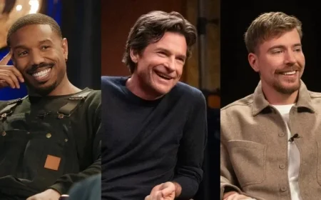 David Letterman Interviews Michael B. Jordan, MrBeast, Jason Bateman on Netflix