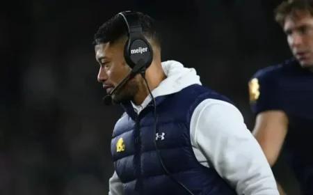 Giants’ High Regard for Notre Dame’s Marcus Freeman: A Humbling Honor