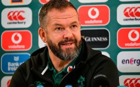 Andy Farrell’s Bold Ambition: Aiming for World Cup Victory After Draw