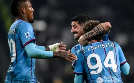 Cagliari Strengthens Partnership with CRAI for Coppa Italia Clash Against Napoli PHOTO