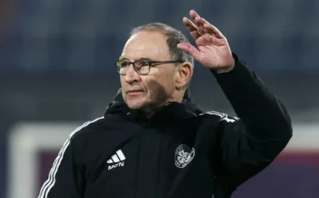 Celtic poised to reveal Wilfried Nancy as Martin O’Neill plans departure following Scottish Premiership clash with Dundee