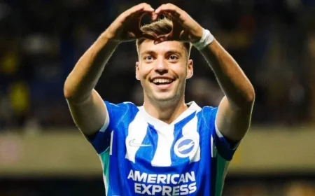 Brighton’s Rising Star Stefanos Tzimas Scores First Premier League Goal Away
