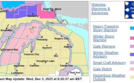 Michigan Winter Storm Warning: Brace for Dangerous Cold Temperatures