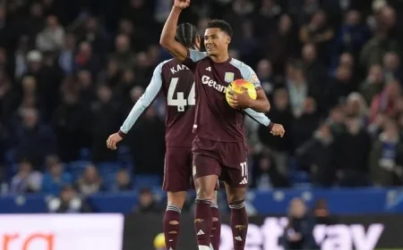 Aston Villa Triumphs in Dramatic Seven-Goal Thriller Against Brighton