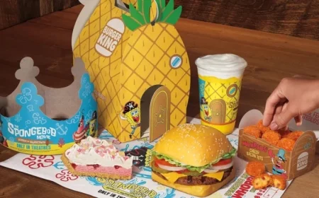 Explore Burger King’s New SpongeBob-Themed Menu Items