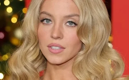 Sydney Sweeney Stuns as a Vintage Hollywood Bombshell in Eye-Catching Dress