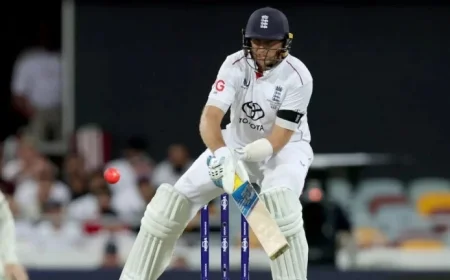 Root’s Century and Starc’s Six-Wicket Haul Highlight England’s First Day Performance in Brisbane Reaching 325 for 9