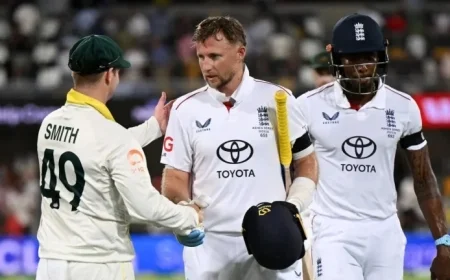 Ashes 2025-26: Joe Root Scores First Test Century in Australia as Mitchell Starc Surpasses Wasim Akram’s Record