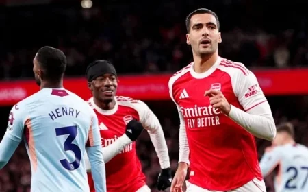 Mikel Merino Shines with Match-Winning Performance Against Brentford Is He Arsenal’s Top Striker Now