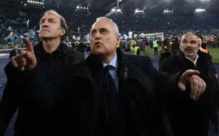 Lazio and Olimpico Rally Behind Lotito Putting Heart and Soul into the Game