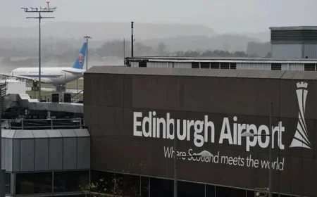 IT Glitch Disrupts Air Traffic Control Halting Flights at Edinburgh Airport