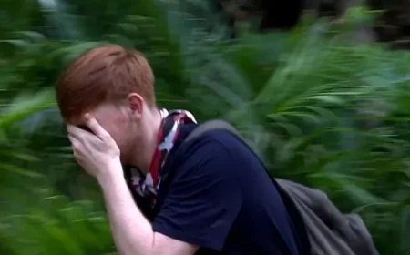 I’m A Celeb Star Angry Ginge Breaks Down in Tears During Emotional Surprise Family Reunion on ITV