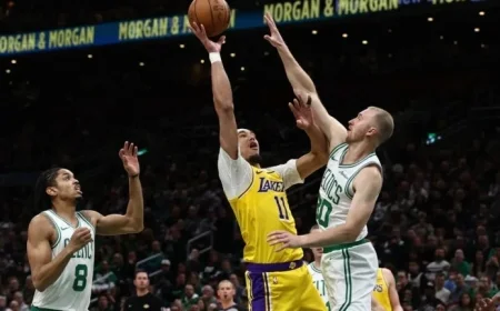 Jaylen Brown Shines as Celtics Secure Fourth Consecutive Victory Over Undermanned Lakers