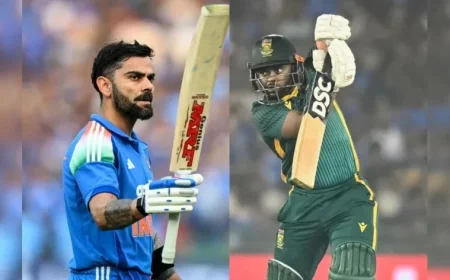 India vs South Africa 3rd ODI Live Score Update: Virat Kohli Close to Major Milestone as India Aims for Series Victory
