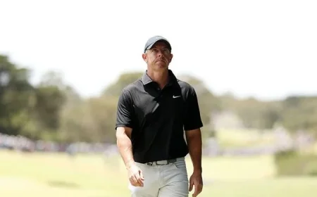 Rory McIlroy’s Unexpected Fresh Air Shot Followed by Strong Comeback at Australian Open