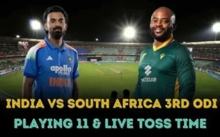 India vs South Africa: Tilak Varma Replaces Washington Sundar for Crucial 3rd ODI Encounter