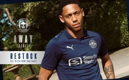 2025/26 Away Shirt Restocked Available Now for Purchase