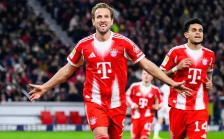 FC Bayern Dominates Stuttgart with 5:0 Victory as Unstoppable Kane Shows No Mercy