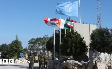 Irish Defence Forces in Lebanon Targeted by Small Arms Fire