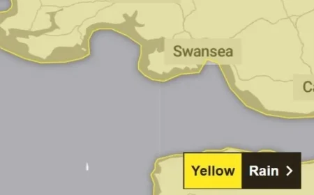 Met Office Issues ‘Danger to Life’ Warning for 16 Regions in Wales