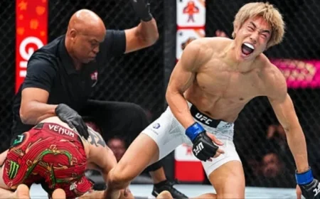 Tatsuro Taira Demands Title Shot Following Impressive TKO Victory Against Brandon Moreno at UFC 323 Highlights