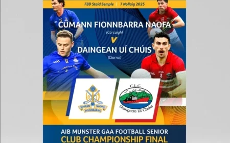 St Finbarr’s and Dingle Prepare for Epic Clash in Munster Senior Club Football Final Showdown