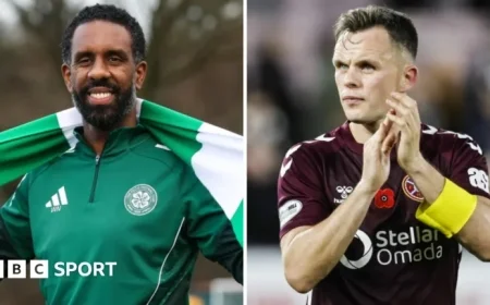 Nancy debuts for Celtic in crucial clash against league leaders Hearts