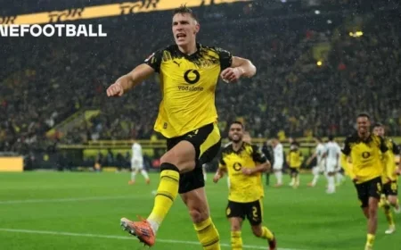 BVB Star Flaunts Impressive Biceps While Scoring in the Gym