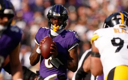 Lamar Jackson’s Potential Game-Changing Drive Halts as He Throws Interception to Cousin
