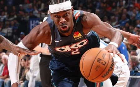 SGA sidelined for season opener against Jazz with elbow injury