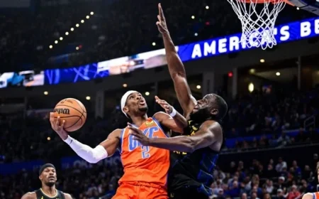 SGA sidelined with elbow injury as Thunder face Jazz showdown