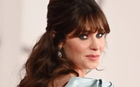 Zooey Deschanel Embraces 17th-Century French Floor Pattern for Elegant Living Rooms