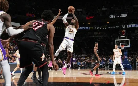 LeBron Dominates in Final Minutes as Embiid Falters; Sixers Lose to Lakers