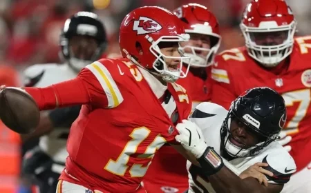 Patrick Mahomes throws three interceptions diminishing Chiefs playoff hopes in loss to Texans