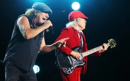 AC/DC Rocks Optus Stadium with Timeless Hits Showcasing Their Legendary Energy