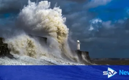 70mph Winds Set to Batter Parts of Scotland as Weather Warning is Issued